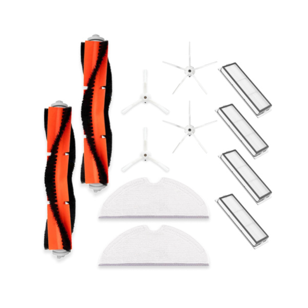 Набор аксессуаров Maxi для робота-пылесоса Xiaomi Mi Robot Vacuum Cleaner 1S (SDJQR03RR), белые боковые щетки